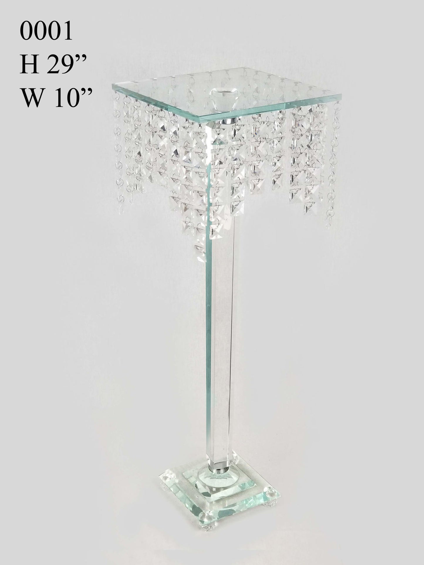 CRYSTAL CENTERPIECE & DESSERT RISER item#0001