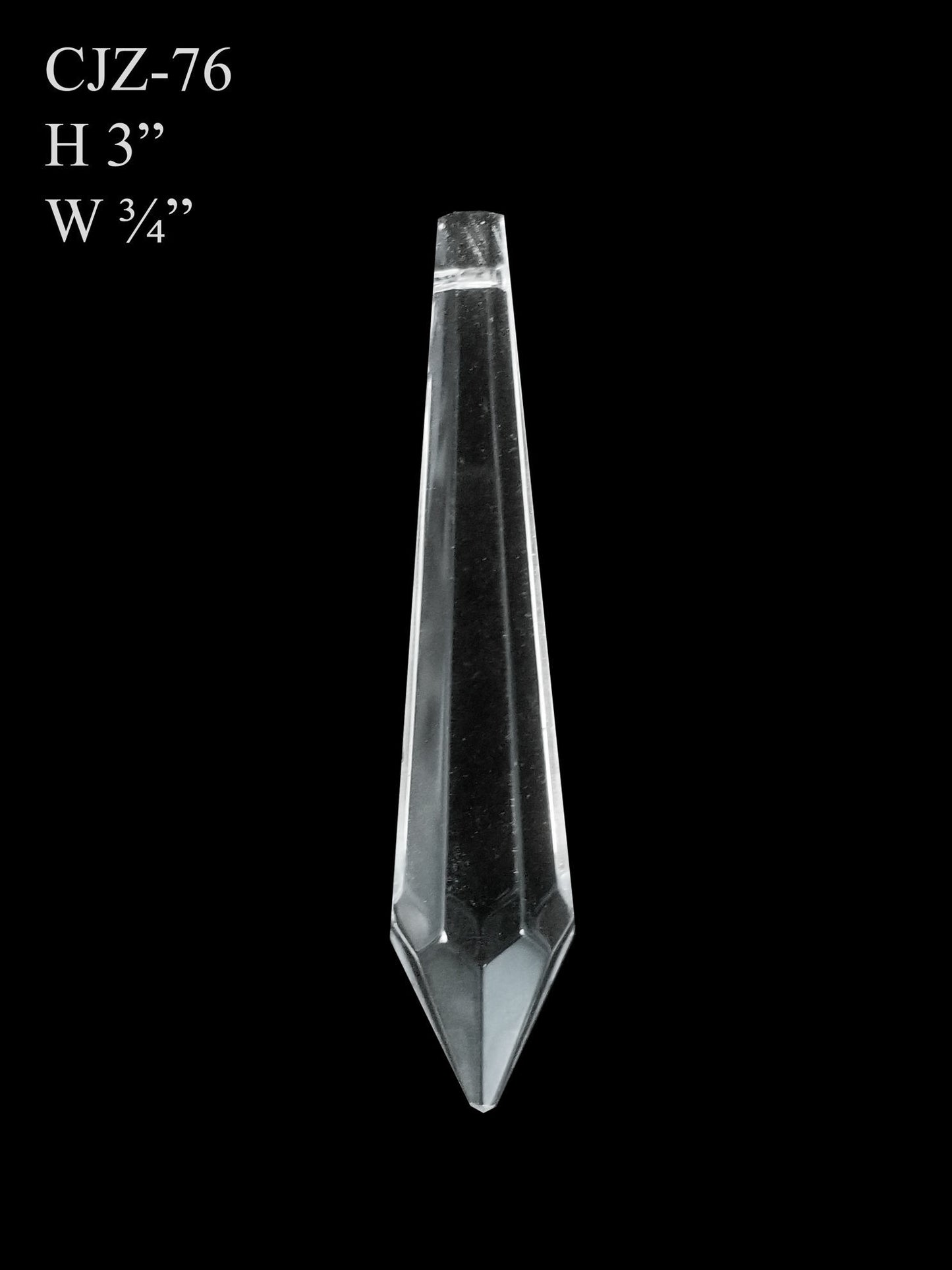 CJZ-76 - Teardrop (L) Glass Pendant Suncatcher