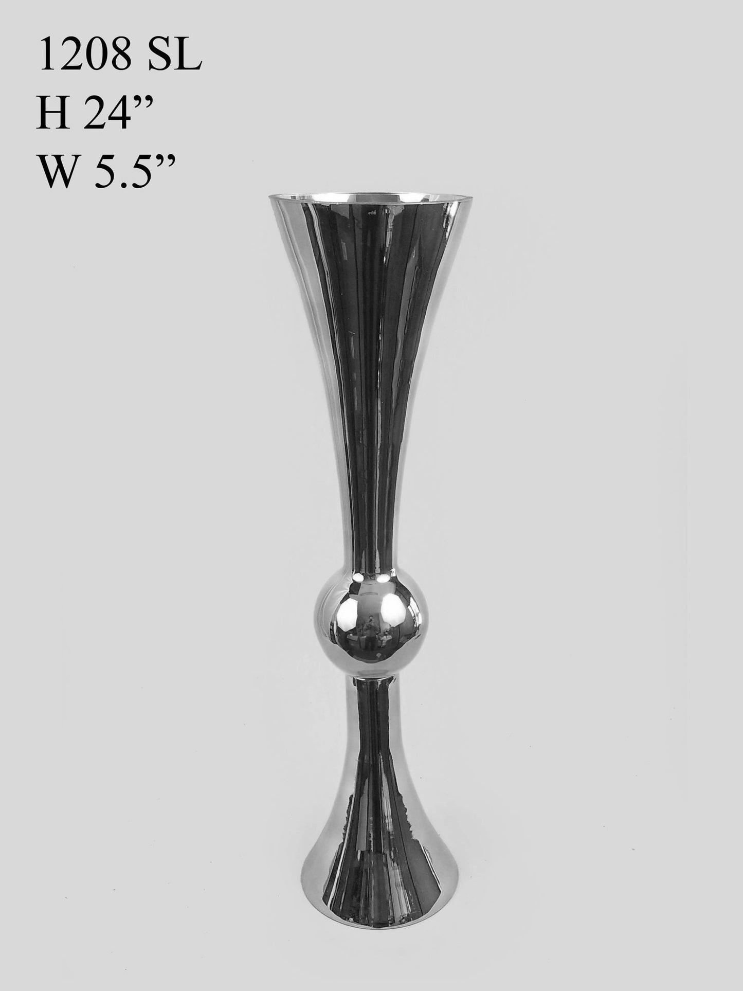 BV1208 S - Reversible Trumpet Glass Vases 24"