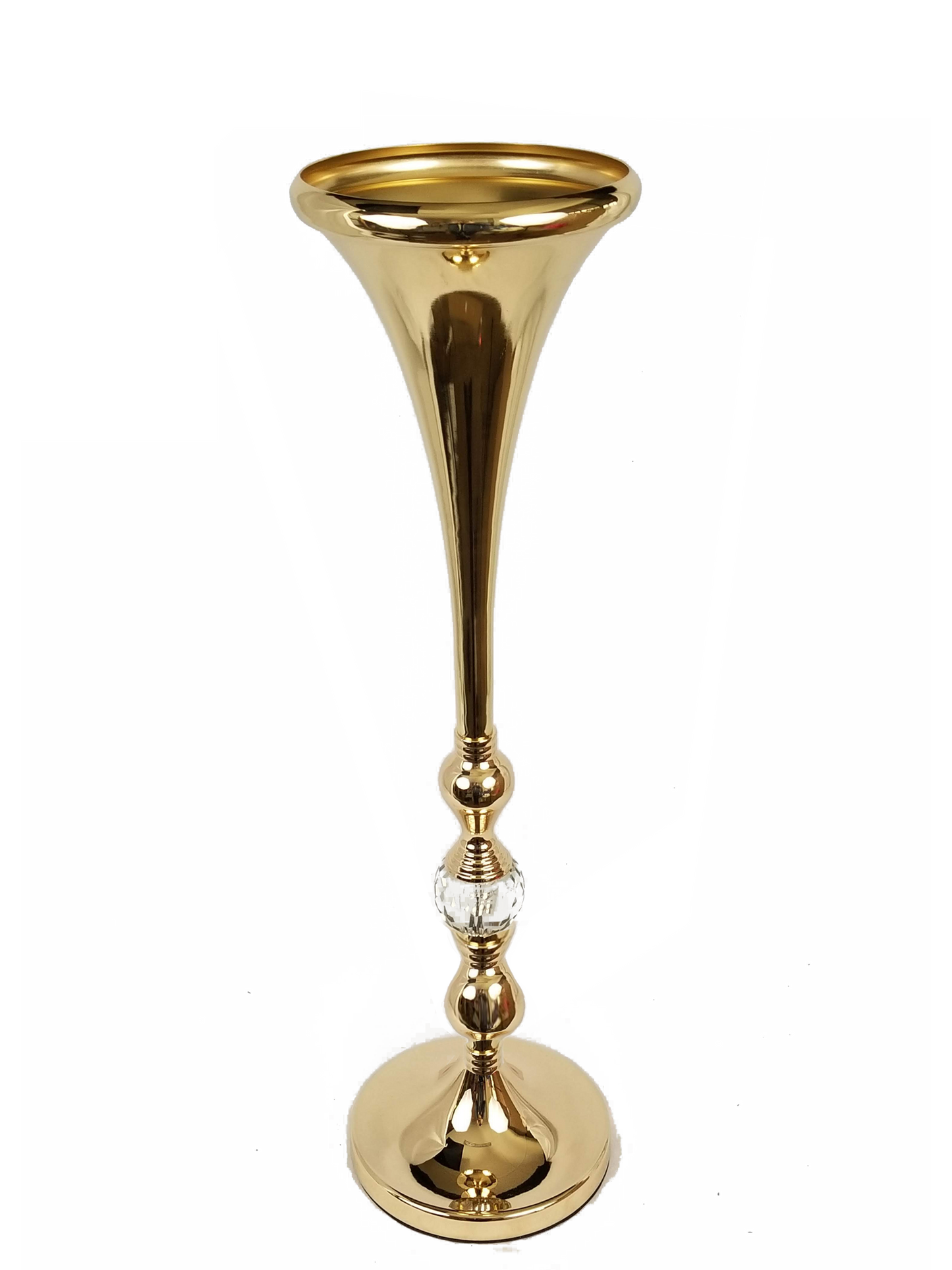 HX6288-1 - Metal Flower Vase Stand with Crystal 29.5"