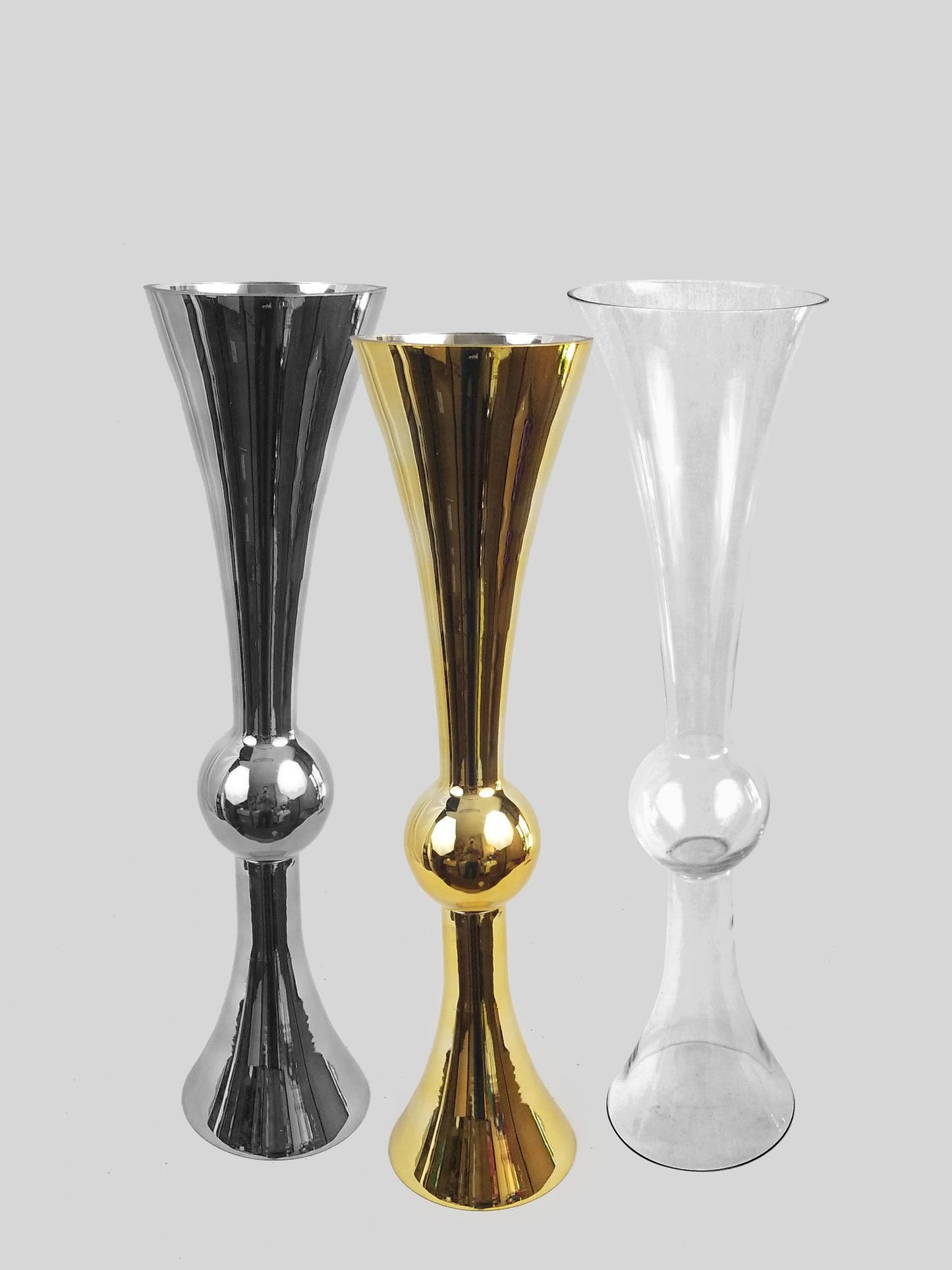 BV1208 S - Reversible Trumpet Glass Vases 24"