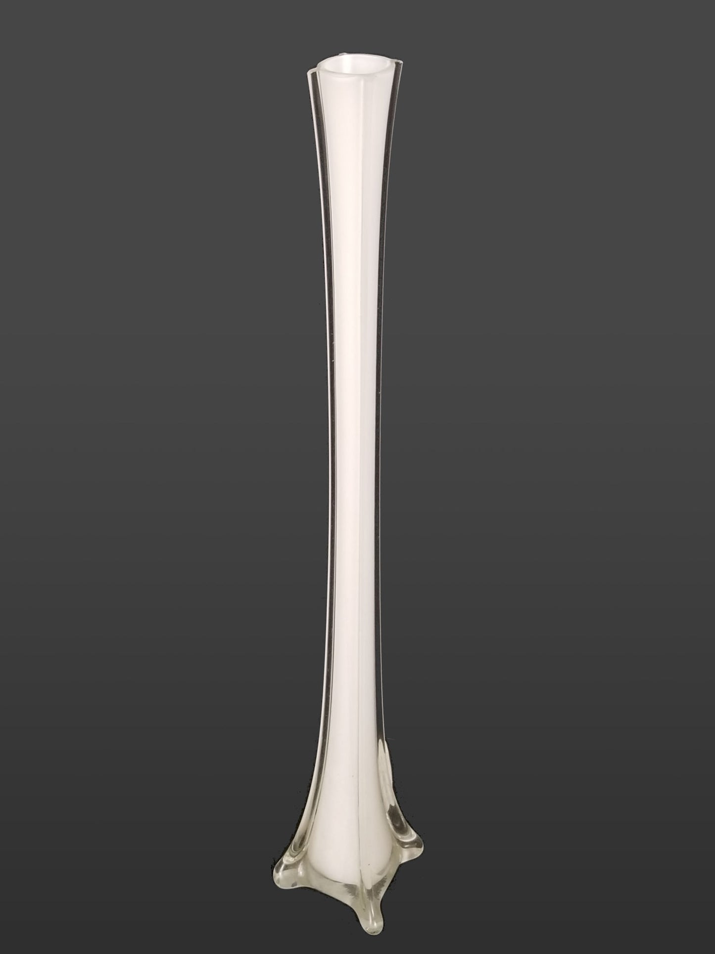 Clear Eiffel Tower Glass Flower Vase 24"