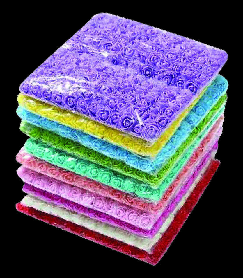 PE001 - 144Pcs Mini Artificial Flowers Foam Rose Heads 3/4" each