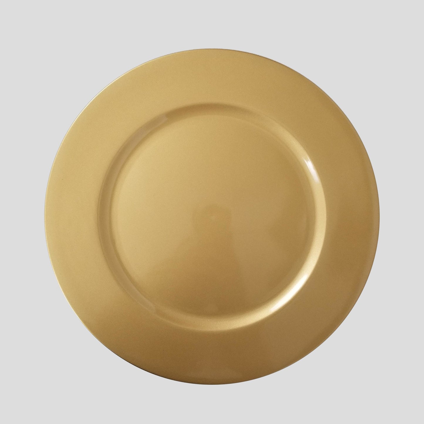 18166L GD - 13" Gold Round Acrylic Charger Plates