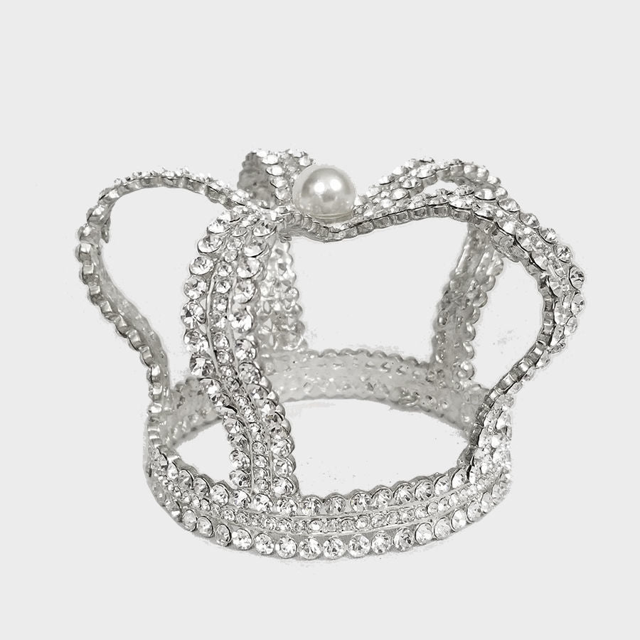 11019 - Vintage Royal Crown Cake Topper Decor
