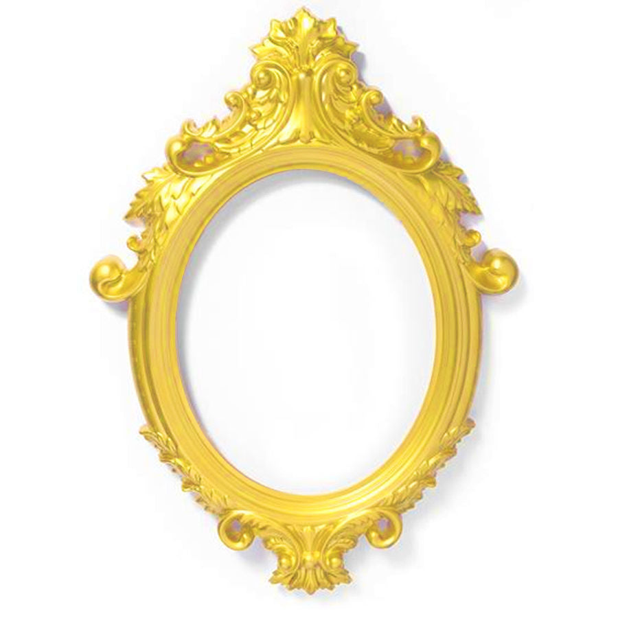 PF1511 - Yellow Plastic Frame Photo Prop Set