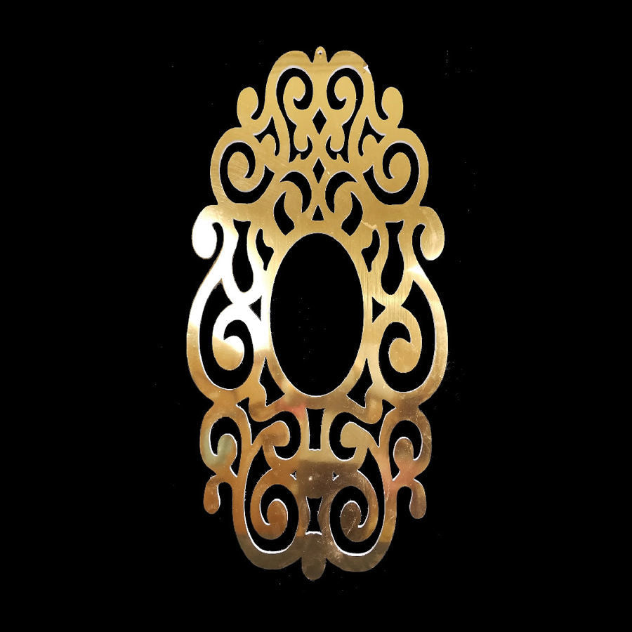 PF120-60 GD - 47" Gold Oval PVC Foam-board Cutout Frame