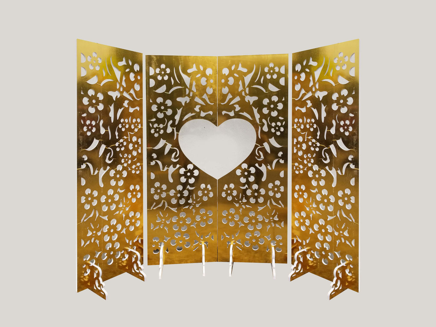 Backdrop Room Divider Panels - 4 Panels - Gold - Stores Flat