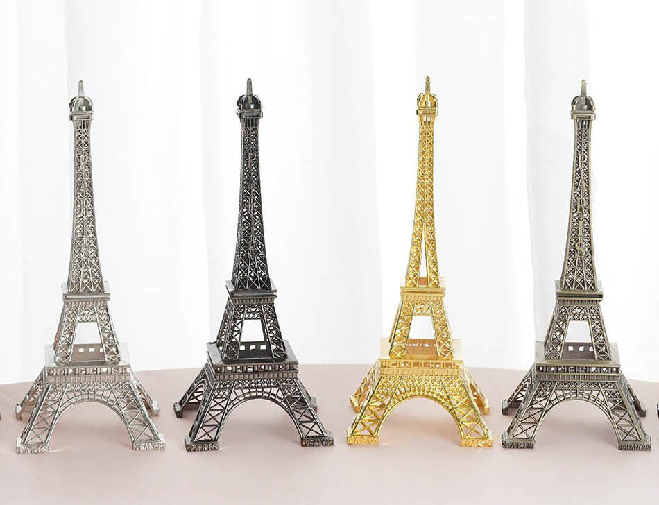 13" Eiffel Tower Centerpiece | Eiffel Tower Cake Topper | Decorative figurine
