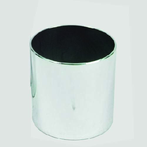 ACY4 SL - 4.5" Silver Square Acrylic Decorative Vase