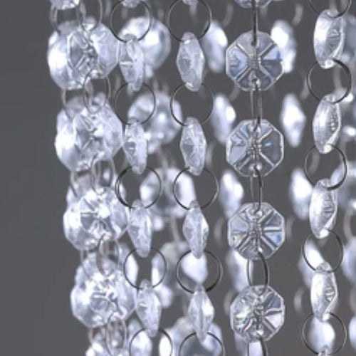 CH8153-L - 26.5" Tall Crystal Pillar Stand