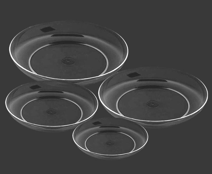 7.5" Clear Lomey Designer Dish Centerpiece Builder 1 Dozen