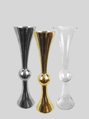 Picture of BV1208 S - Reversible Trumpet Glass Vases 24"