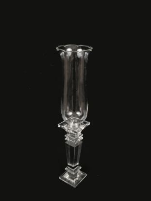 Picture of CCH0236-S - Hurricane Taper Crystal Glass Candle Holder 16"