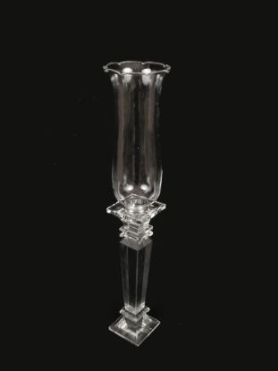 Picture of CCH0236-L - Hurricane Taper Crystal Glass Candle Holder 19"