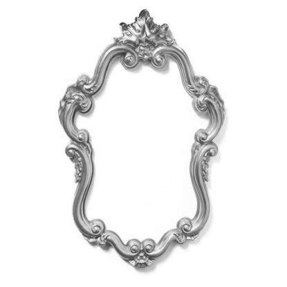 Picture of PF1512 - Silver Plastic Wavy Frame Photo Prop Set