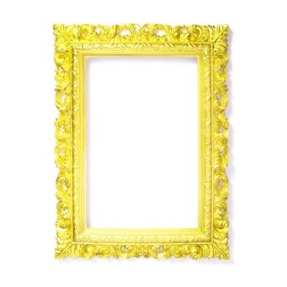 Picture of PF1513 - Yellow Plastic Square Frame Photo Prop Set