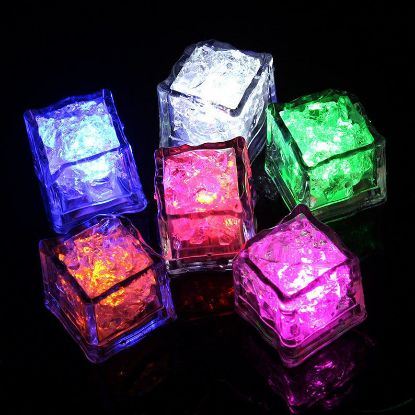 Picture of LE001 RGB - LED Ice Cubes 1 Dozen