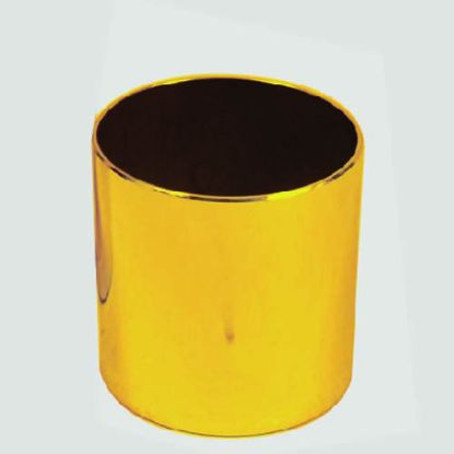 Picture of ACY4 GD - 4.5" Gold Square Acrylic Decorative Vase