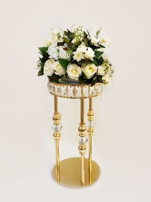 Picture of F1002-S 25"High Mirror Top Cake Stand Pedestal
