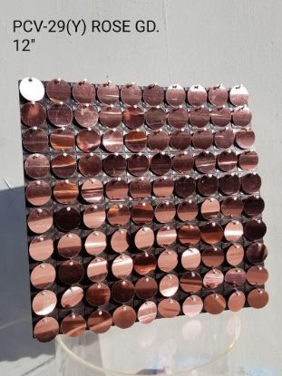 Picture of PVC29 (Y) - ROSE GOLD SHIMMER WALL PANELS 12"
