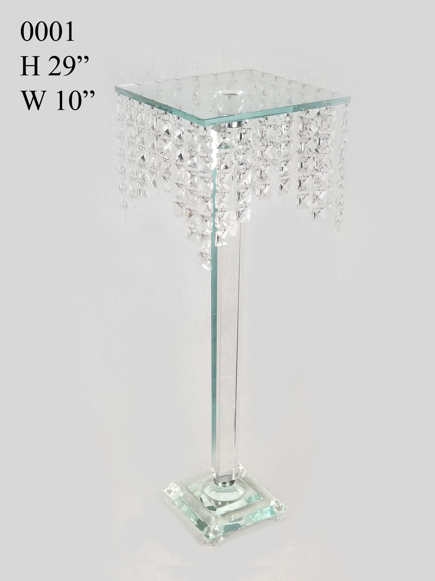 CRYSTAL CENTERPIECE & DESSERT RISER  item#0001