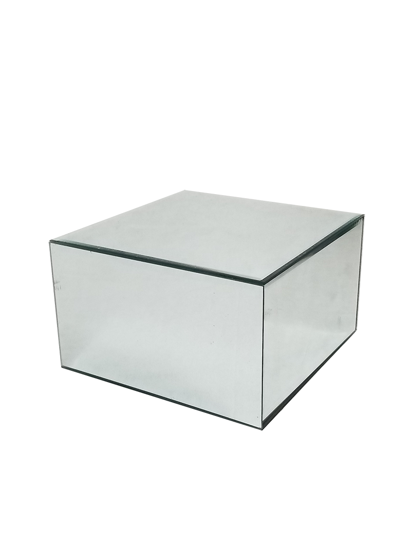 MRD-3451 - Mirror Box Cake Stand H 6" x W 10"