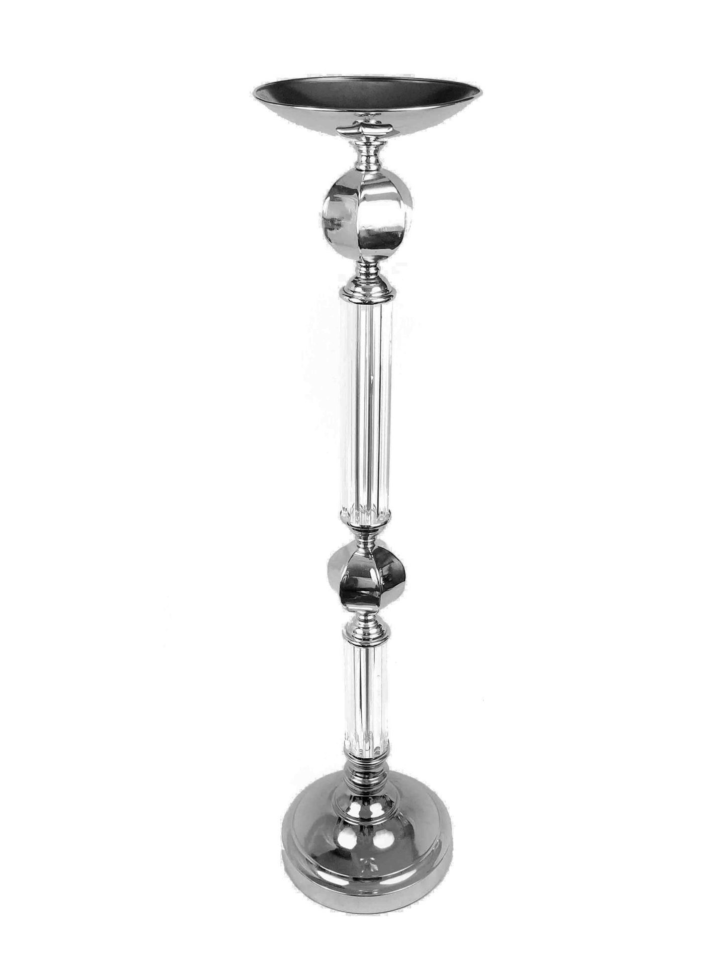 VC1123 - Metal and Crystal Flower Stand 31.5"