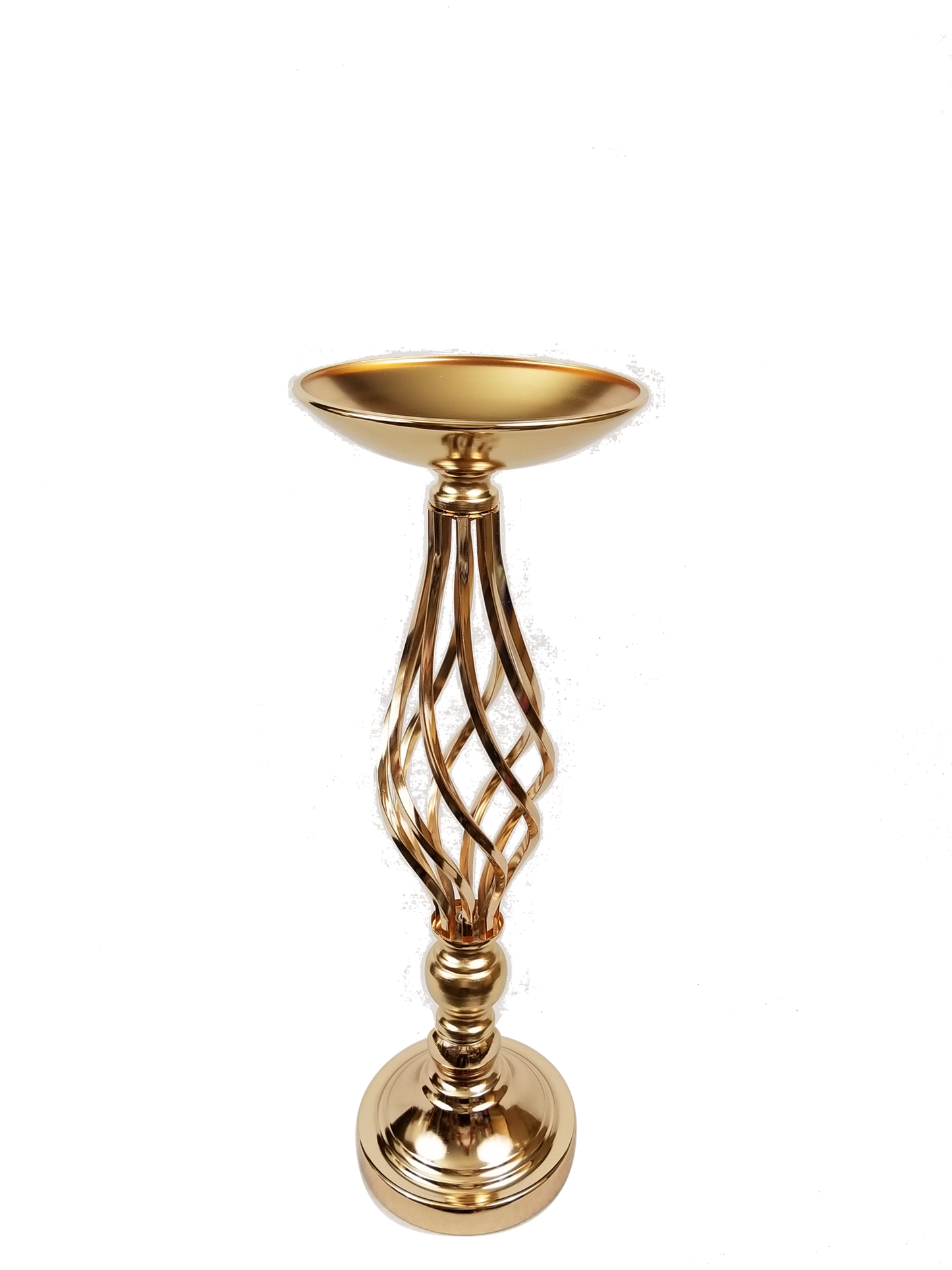 F338-1 Spiral Mermaid Metal Flower Stand  19"