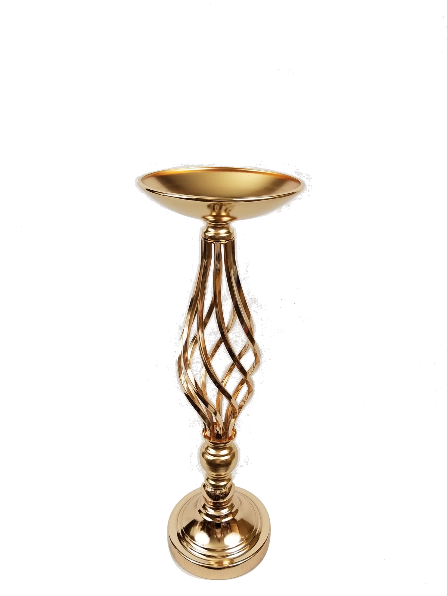 F338-1 Spiral Mermaid Metal Flower Stand  19"