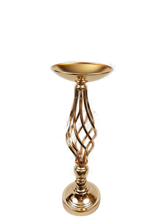 F338-1 Spiral Mermaid Metal Flower Stand  19"