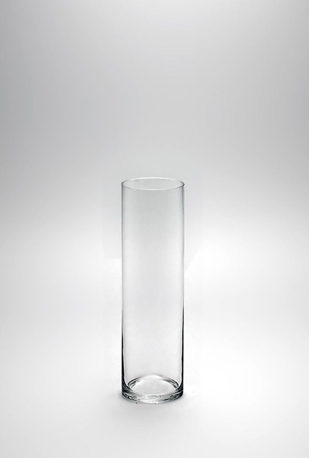 CY0412 - Cylinder Vase 4" Opening  12" Tall