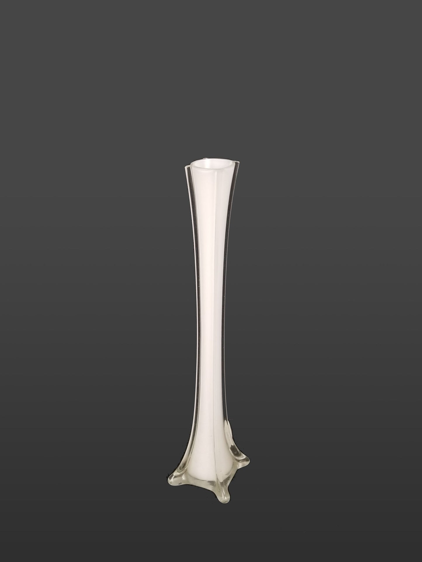 Clear Eiffel Tower Glass Flower Vase 16"
