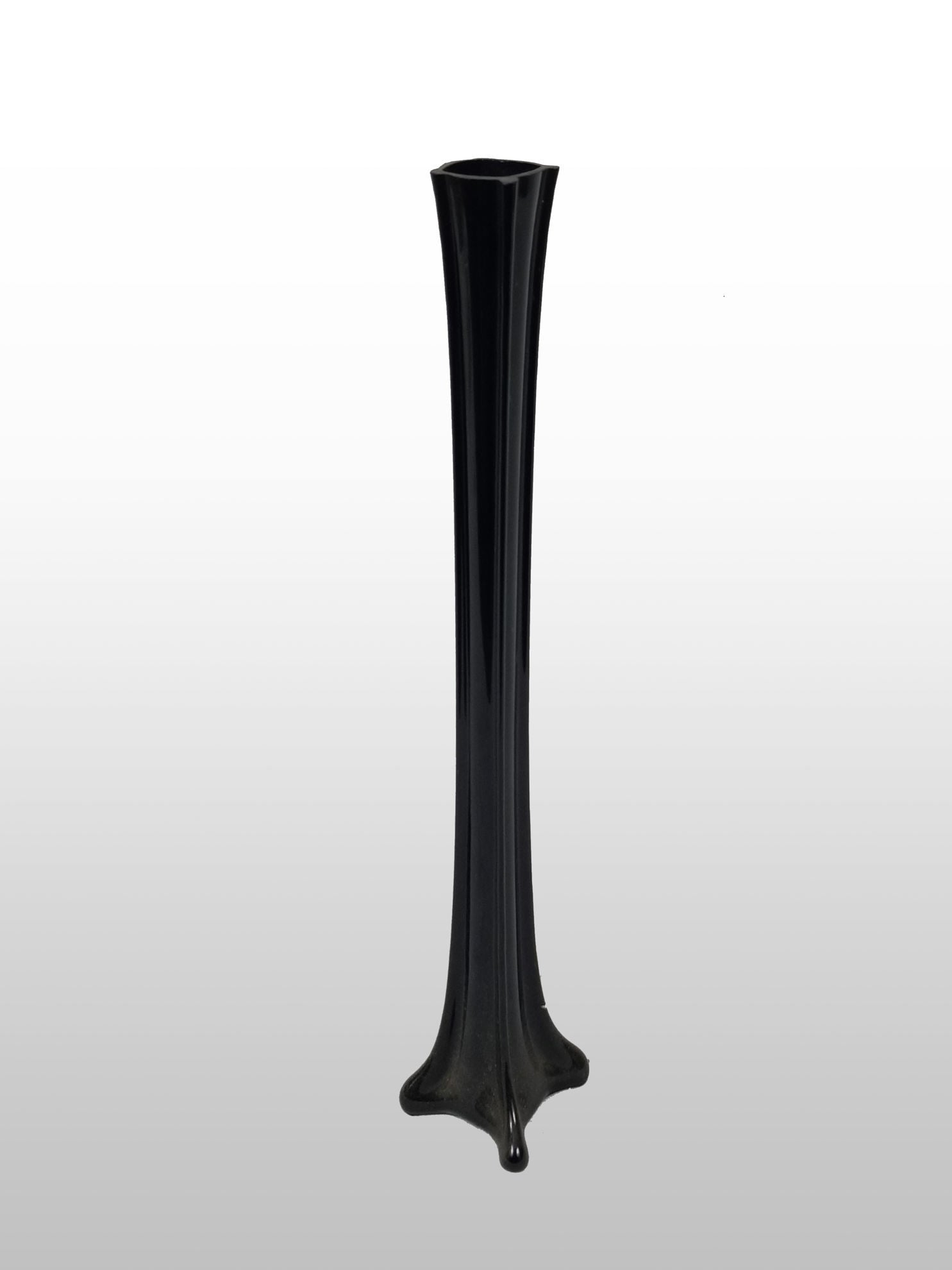 Clear Eiffel Tower Glass Flower Vase 20"