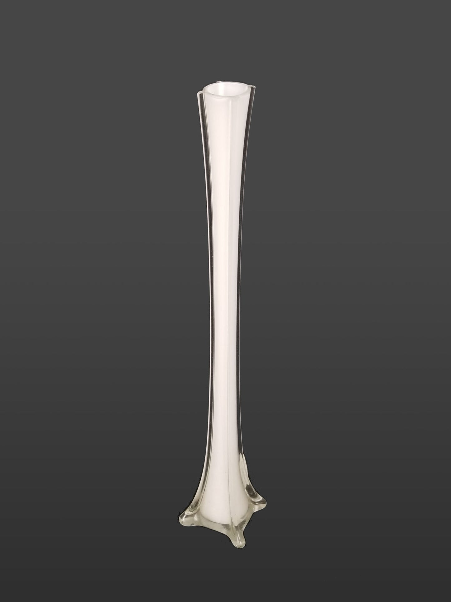 Clear Eiffel Tower Glass Flower Vase 20"
