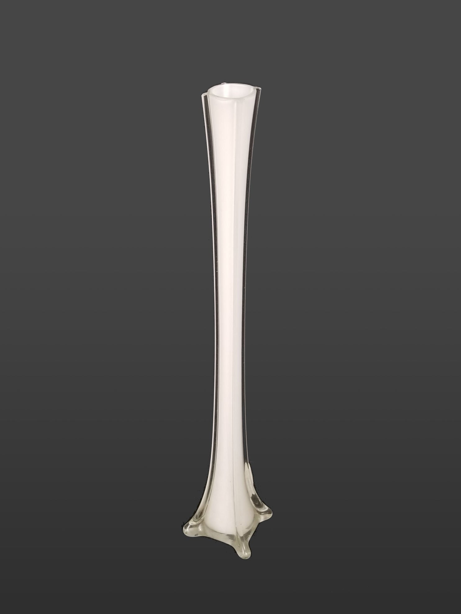 Clear Eiffel Tower Glass Flower Vase 20"