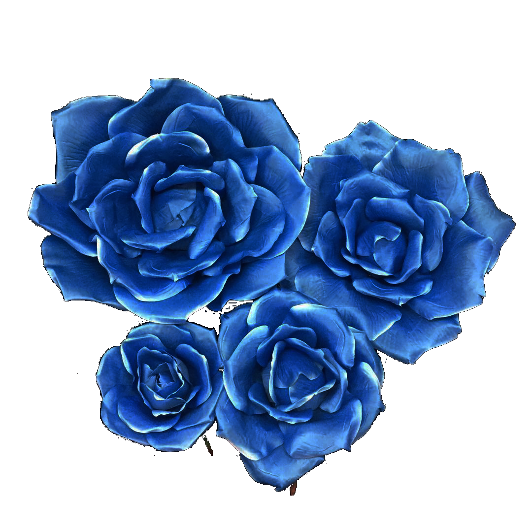 FL0504 - Silk Rose 4Pc Set - 8", 12", 15" & 20"  to Create Flower Walls