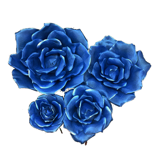 FL0504 - Silk Rose 4Pc Set - 8", 12", 15" & 20"  to Create Flower Walls