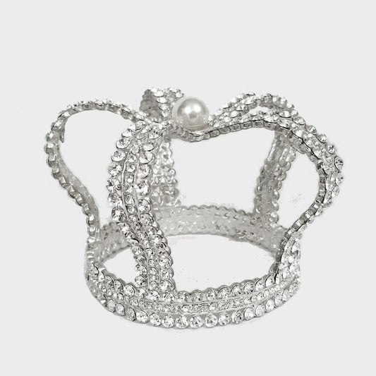 11019 - Vintage Royal Crown Cake Topper Decor