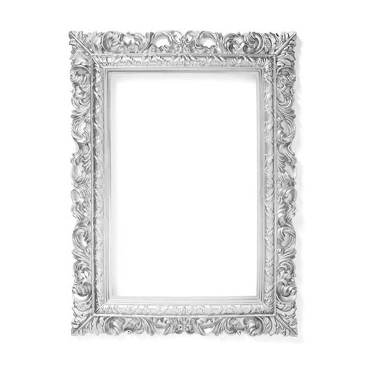 PF1513 - Silver Plastic Square Frame Photo Prop Set