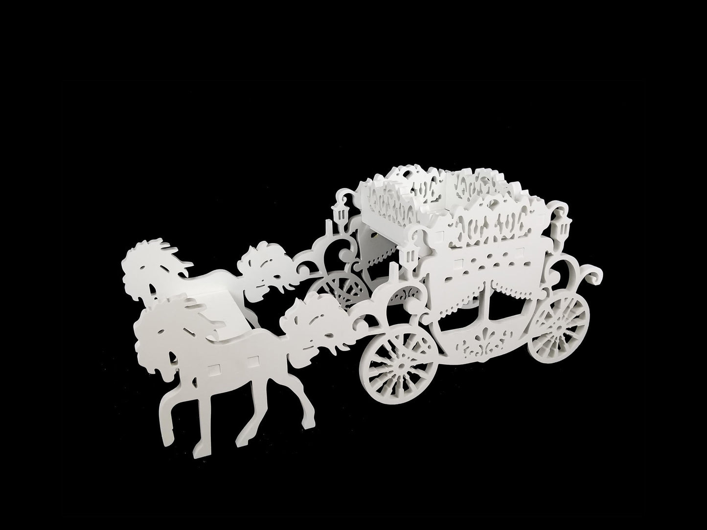 HC70 - Large Royal Carriage with Horses PVC Foamboard