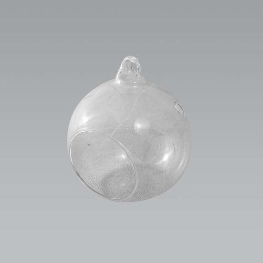 CH061 - 3" Glass Terrarium Globe Hanging Plant Holders
