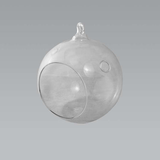 CH062 - 4" Glass Terrarium Globe Hanging Plant Holders