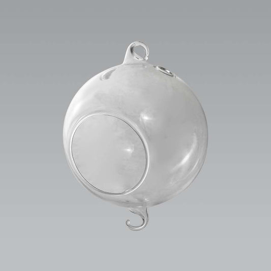 CH062J - 4" Glass Terrarium Globe Hanging Plant Holders