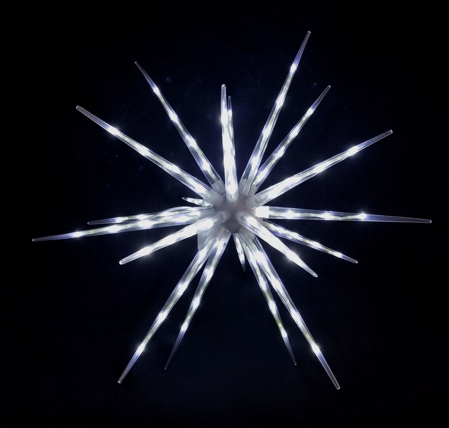 LEDST01 WT - 24" LED Star White Color Decor