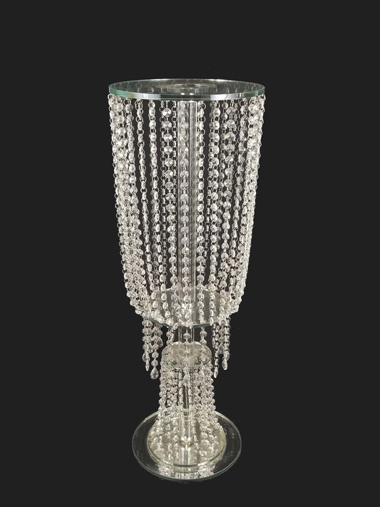CH5262-M - 34" Tall Crystal Garland Chandelier Stand