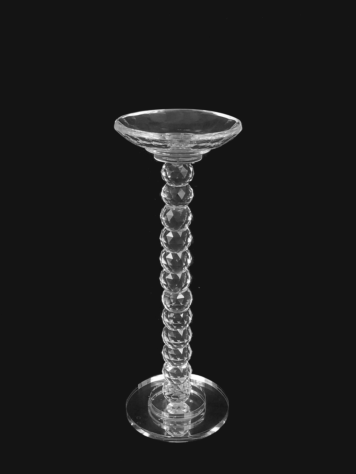 CH106-S - 14" Tall Crystal Pillar Stand