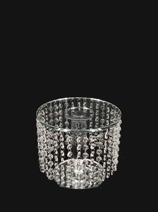 CCH4626 - 8" Tall Crystal Garland Chandelier Stand