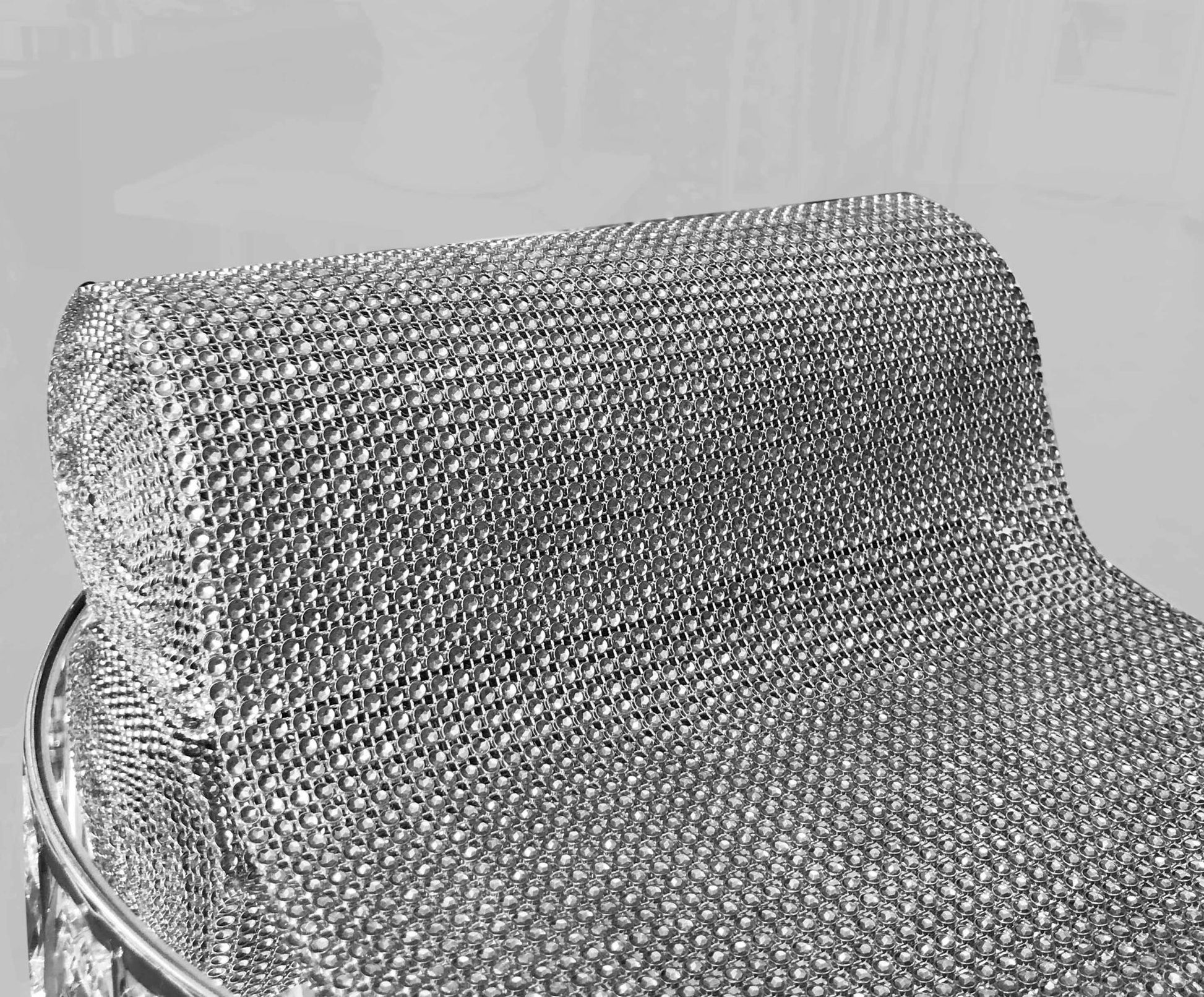 8022- 10" x 5 yard Diamond Crystal Ribbon Wrap Roll