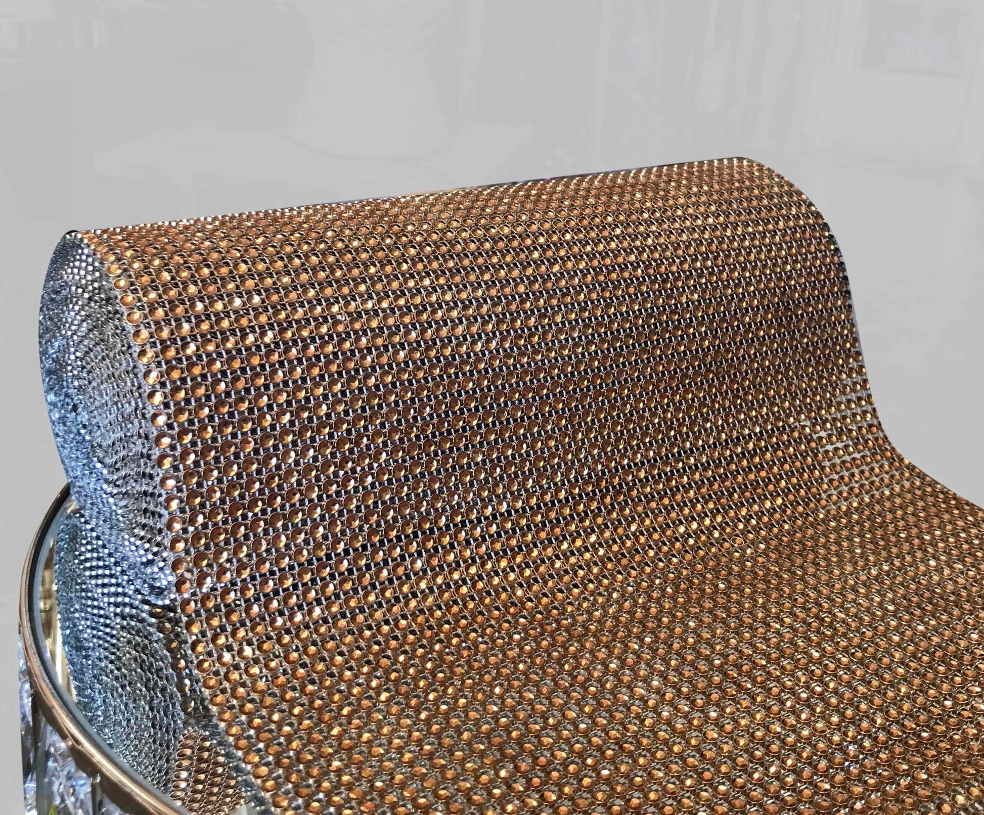 8022- 10" x 5 yard Diamond Crystal Ribbon Wrap Roll